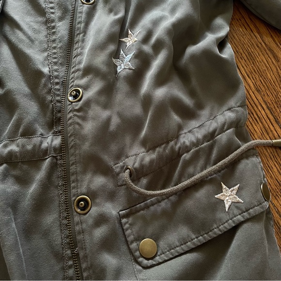 Bagatelle Lightweight Army Jacket with Embroidered Stars size S - Picture 8 of 8